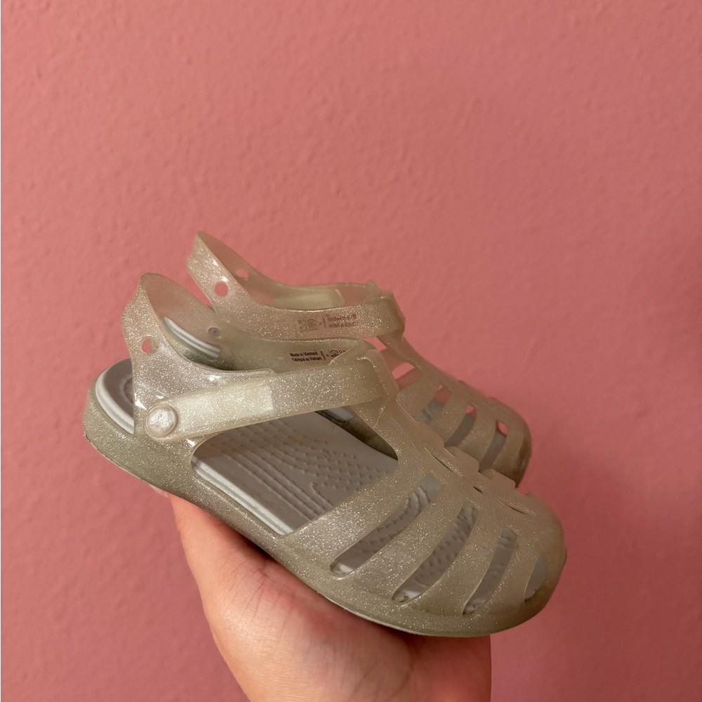 Crocs Kids Glitter Jelly Sandals - Picture 4 of 6